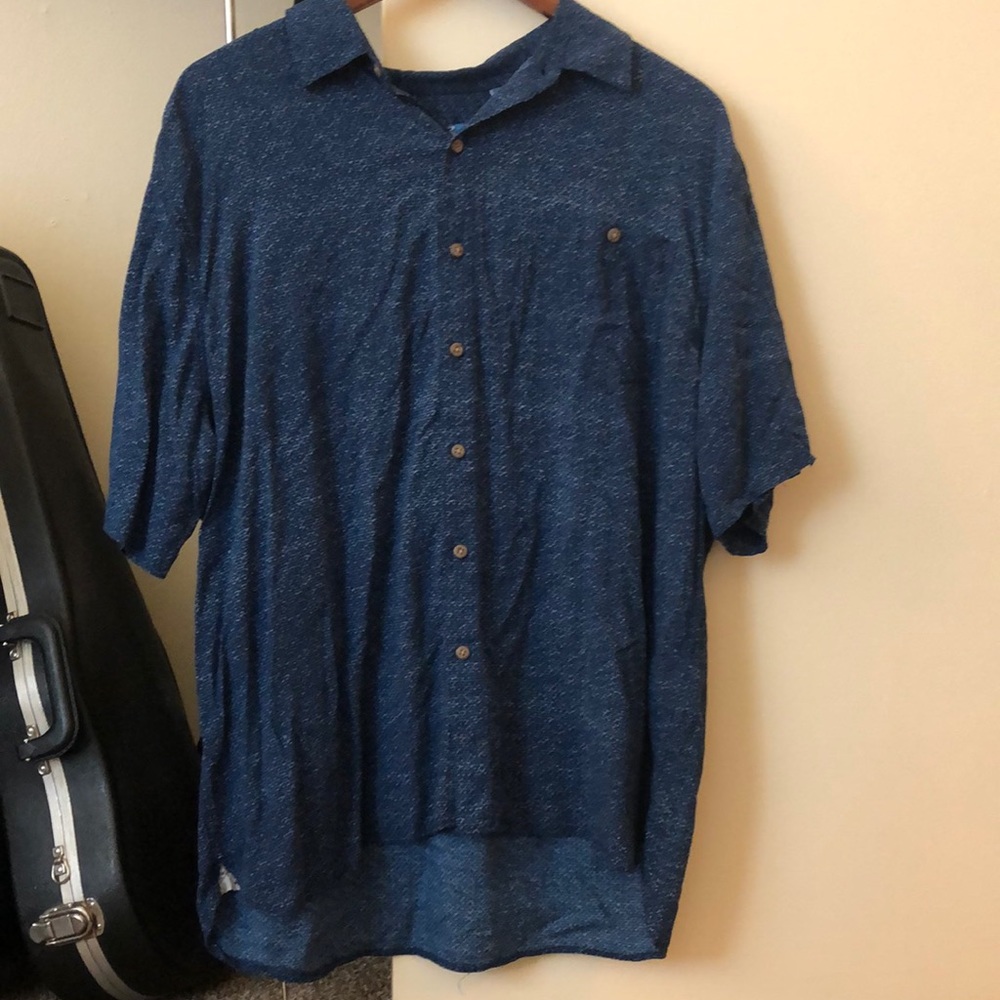 Batik Bay easy care blue button down
